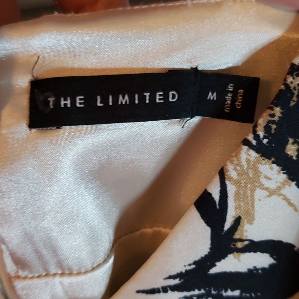 The Limited Satin Spring Time Top - Picture 4 of 4